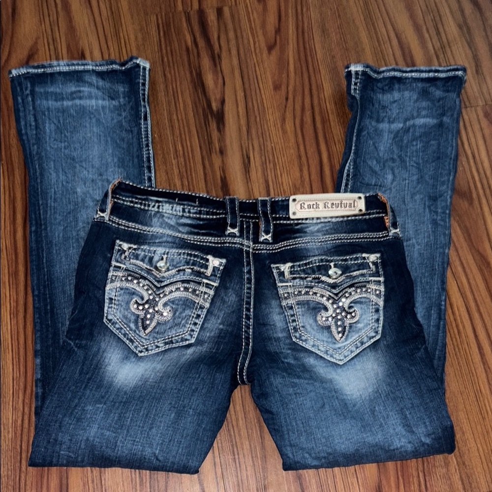 Embellished Blue Jeans